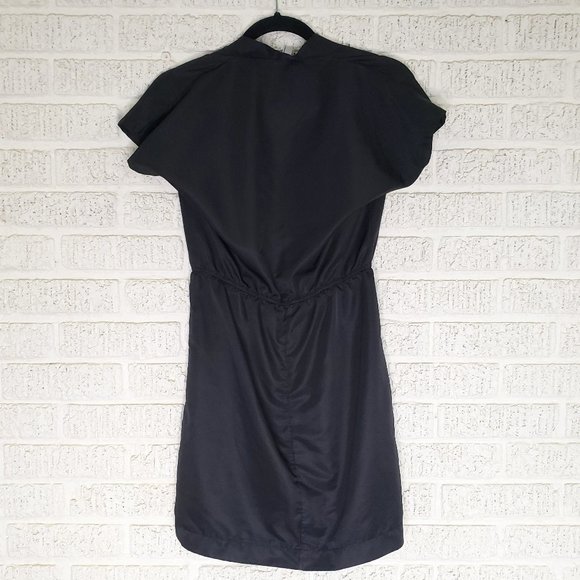 American Apparel Poplin Cross Front Dress - Picture 4 of 5